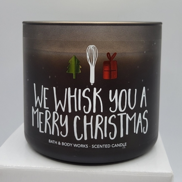 Bath and Body Works We Whisk You A Merry Christmas 3 Wick Candle - Picture 1 of 4